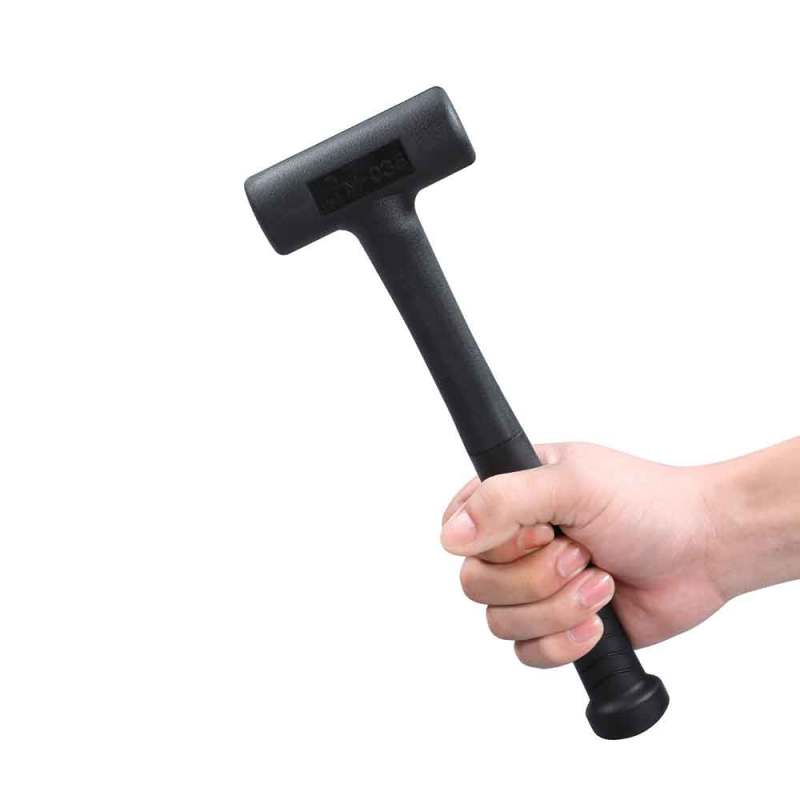 Rubber Dead Blow Hammer, Professional Mallet Tool Black