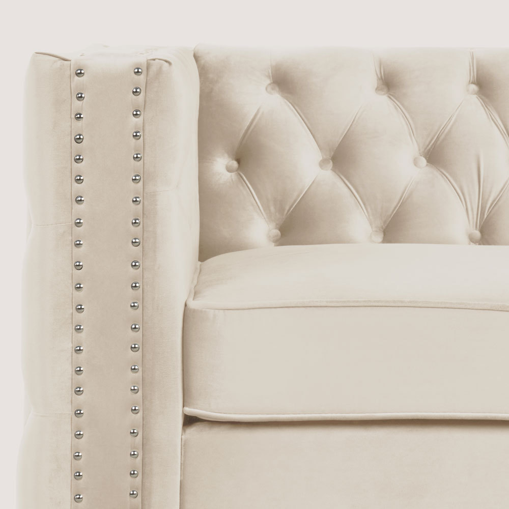Couches for Living Room 3 Pieces Velvet