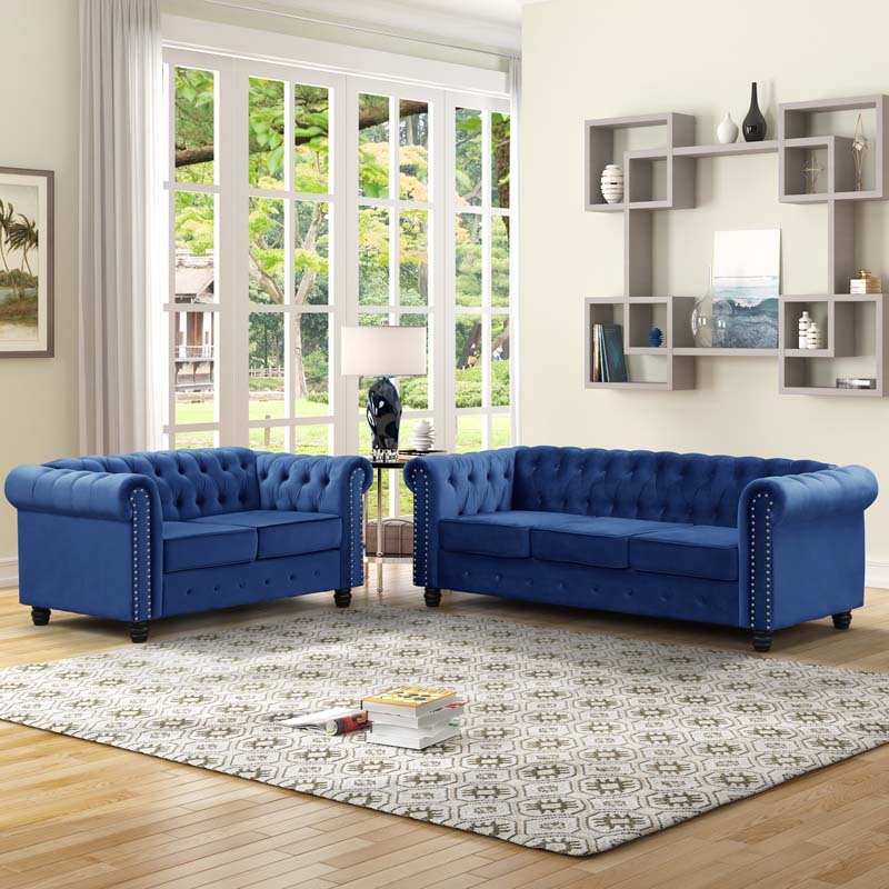3 Pieces Chesterfield Furniture Sets