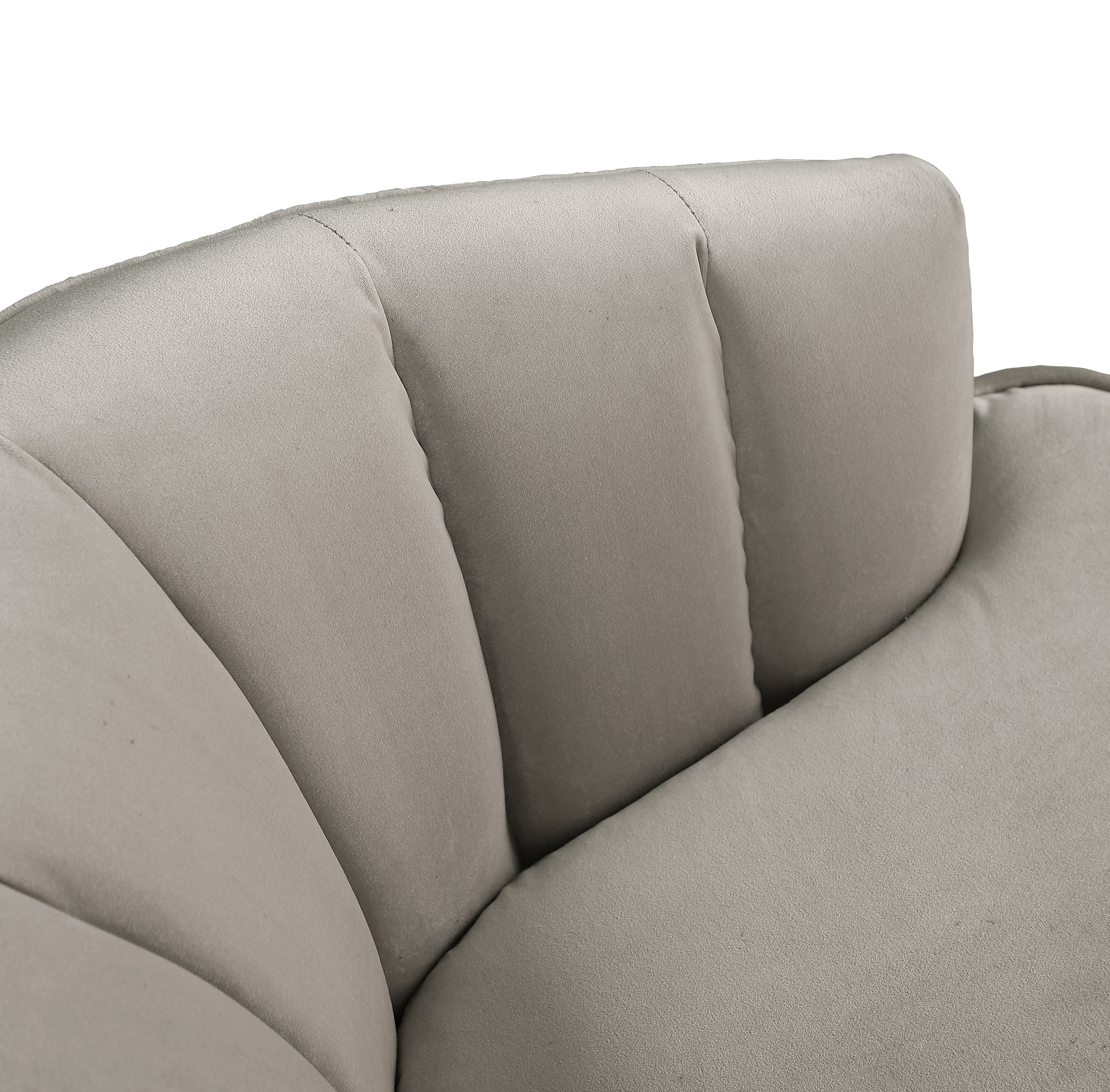 Accent Armchair Velvet Barrel Chair