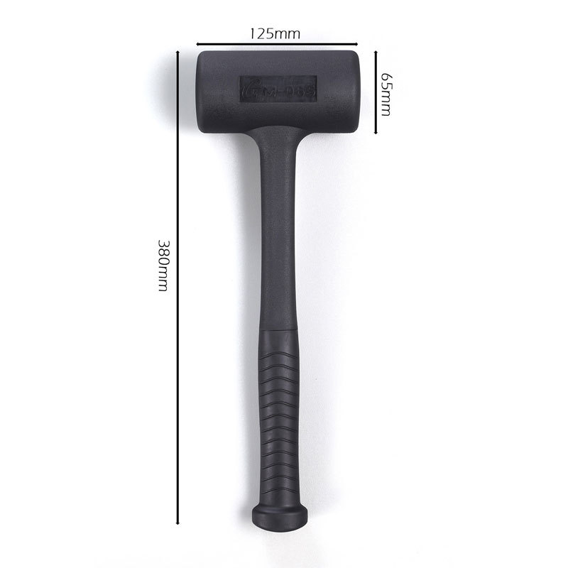 Rubber Dead Blow Hammer, Professional Mallet Tool Black