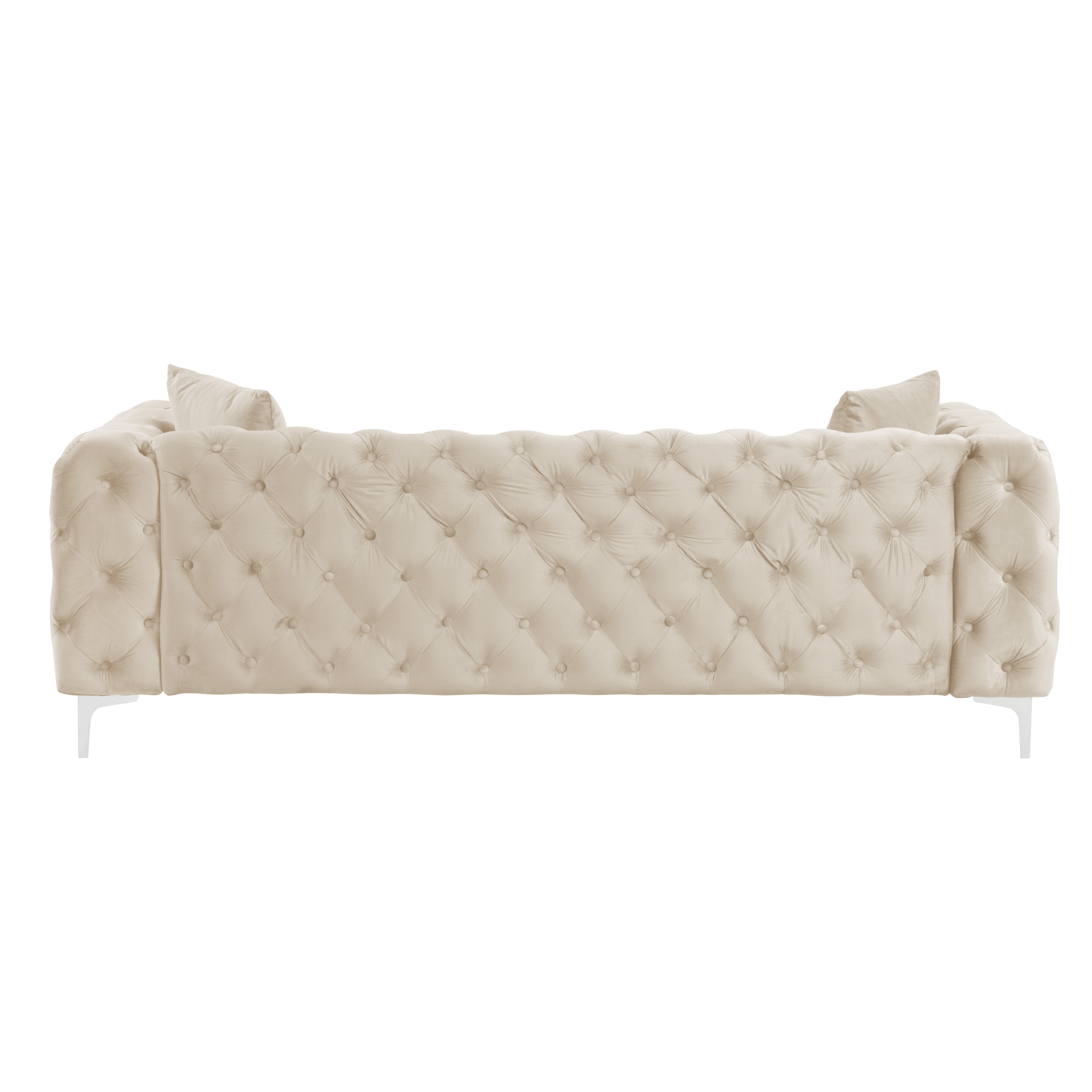 Couches for Living Room  Furniture Sets 3 Pieces Dutch Velvet - Beige