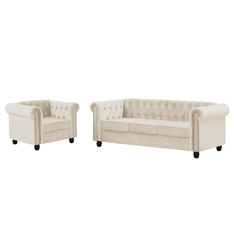 3 Pieces Chesterfield Furniture Sets