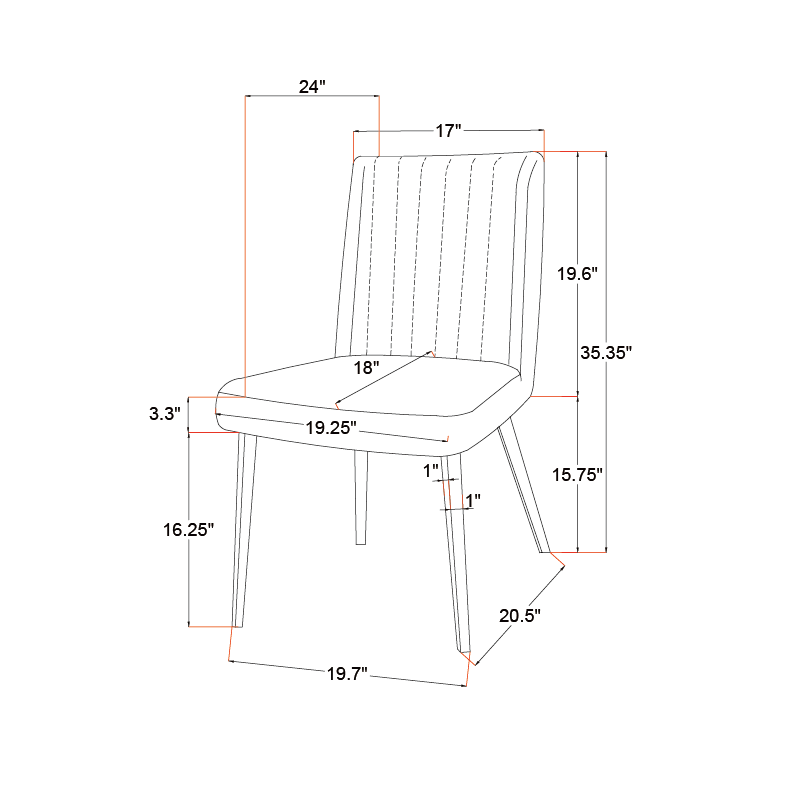 Dining Table Modern Design Metal Frame 4seat/6seat