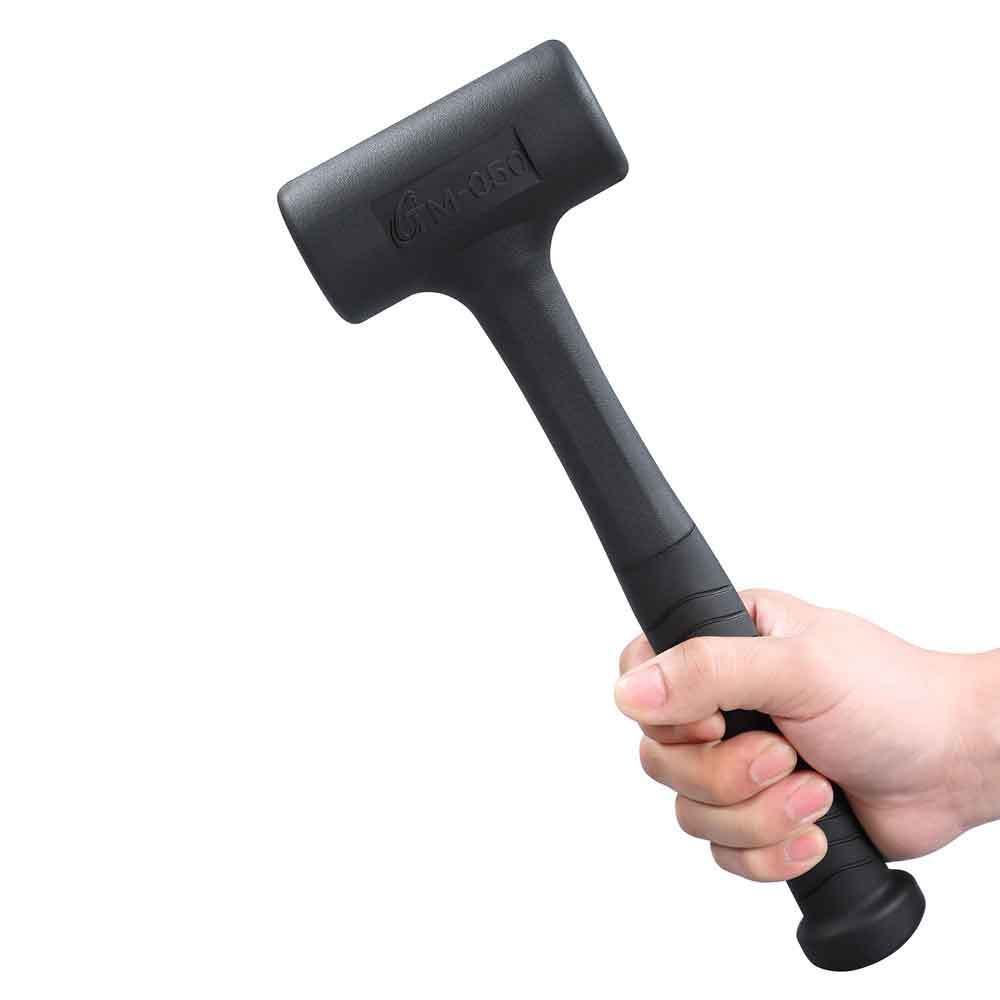 Rubber Dead Blow Hammer, Professional Mallet Tool Black
