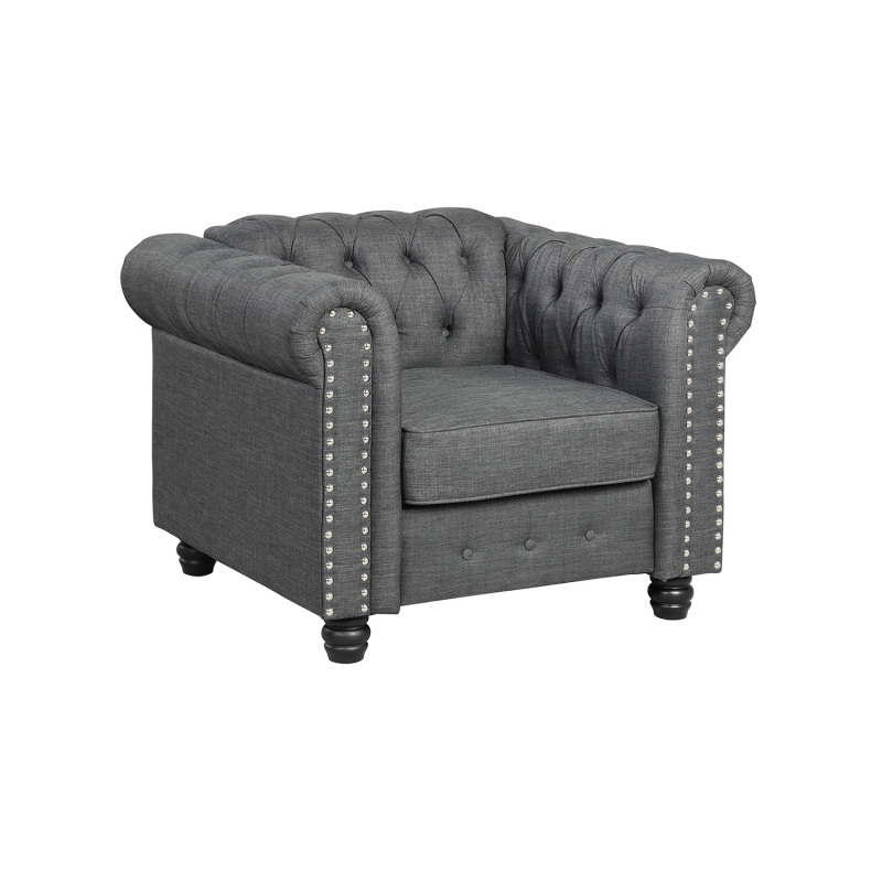 Chesterfield Furniture Sets Chair for Living Room - Grey