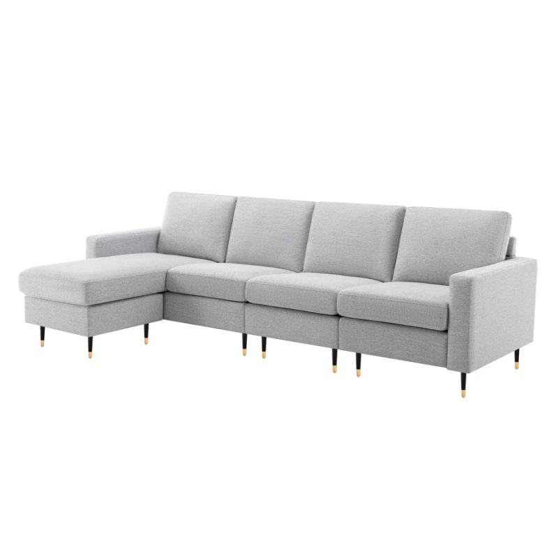 Linen Modular Sofa Combine as you like - Light Gray