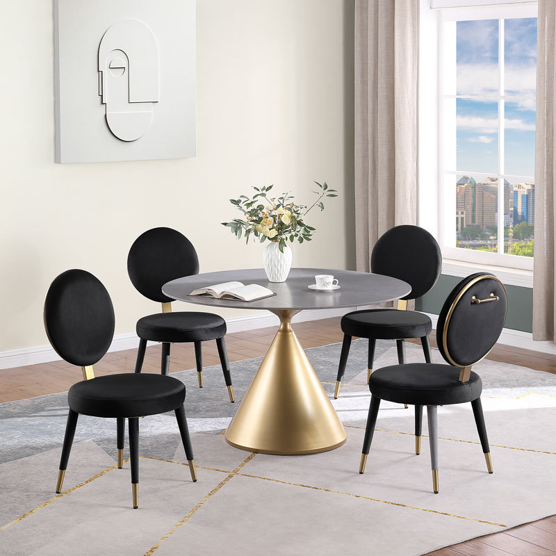 Morden Fort 5 Piece Modern Luxury Dining Table Set