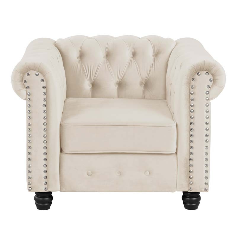 3 Pieces Chesterfield Furniture Sets