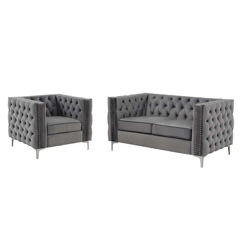 Couches for Living Room 3 Pieces Velvet