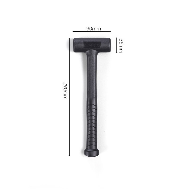 Rubber Dead Blow Hammer, Professional Mallet Tool Black