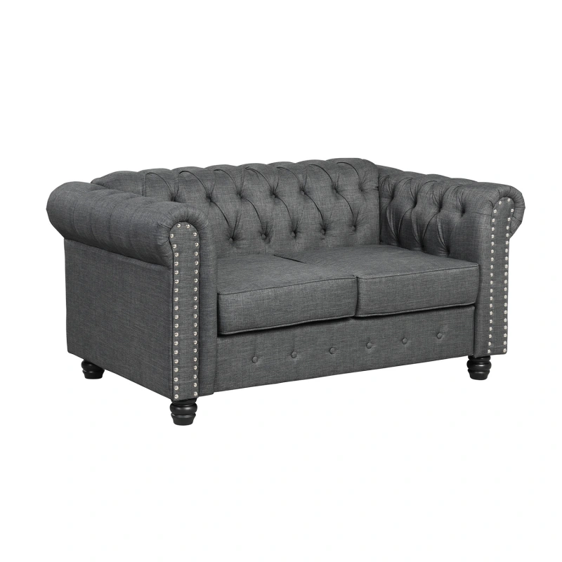 Chesterfield Furniture Sets 2 Pieces - Grey