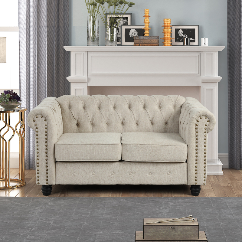 Chesterfield  Furniture Sets - Linen Beige