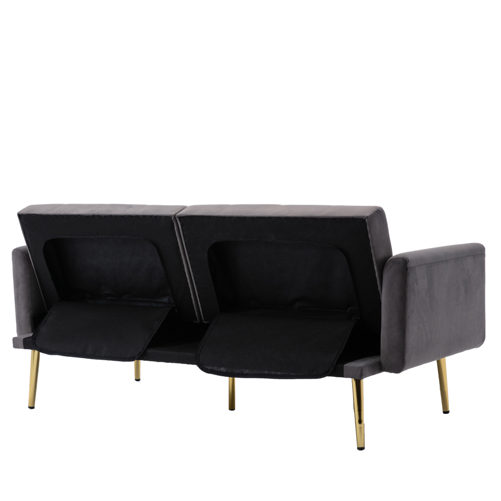 Velvet Futon Sofa Bed