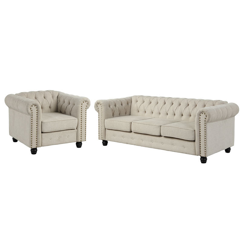 3 Pieces Chesterfield Furniture Sets