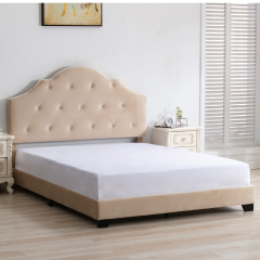 Velvet Bed Frame Box Spring Needed -Queen