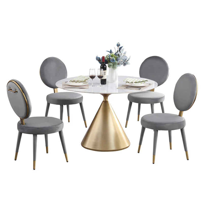 Morden Fort 5 Piece Modern Luxury Dining Table Set