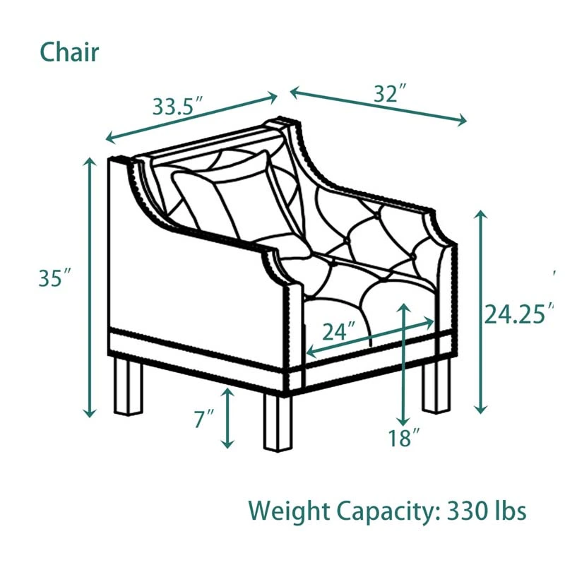 Living Room Couches Slope Arm Chair and Loveseat Sofa Set Velvet Gray