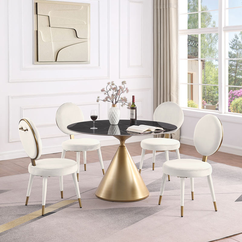 Morden Fort 5 Piece Modern Luxury Dining Table Set