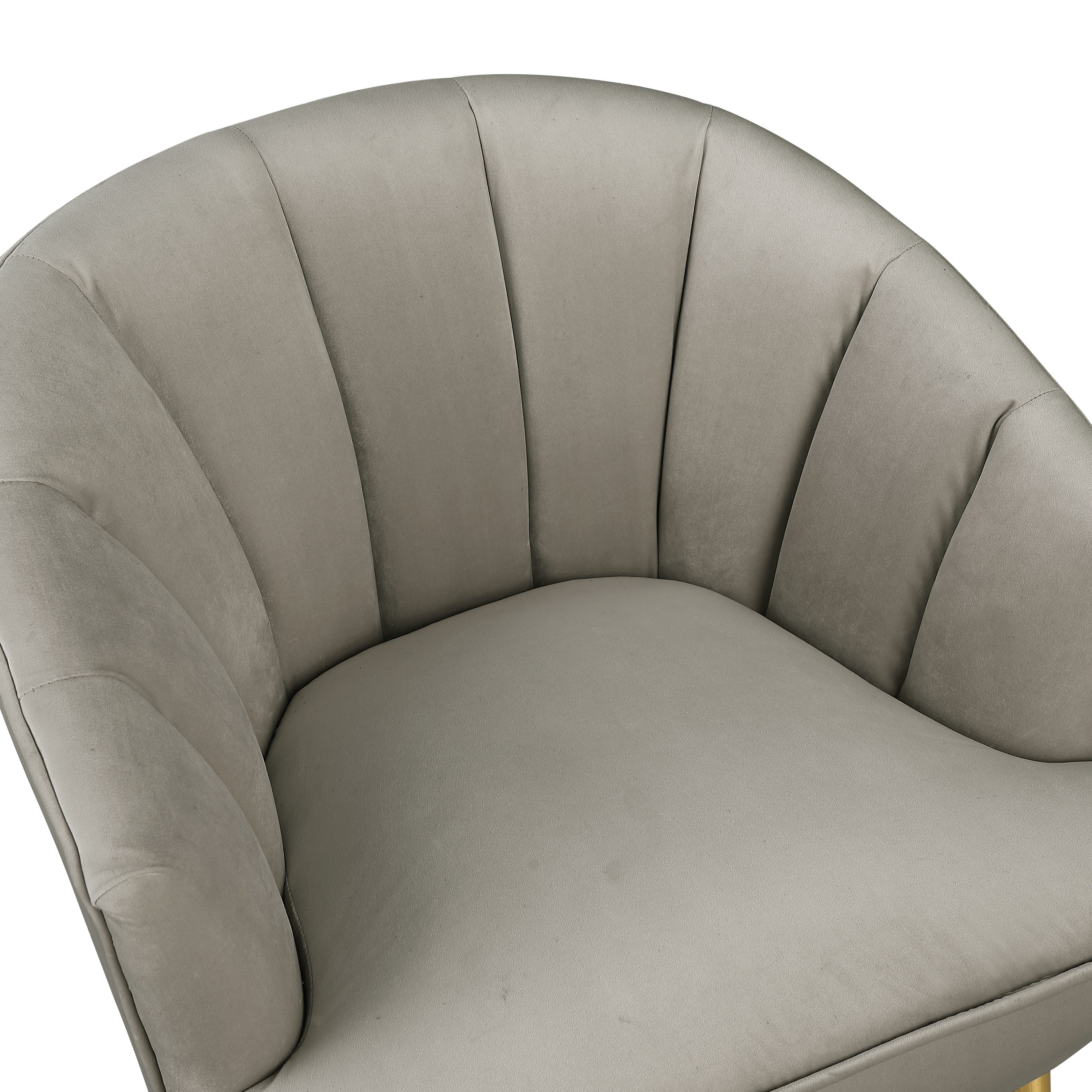 Accent Armchair Velvet Barrel Chair