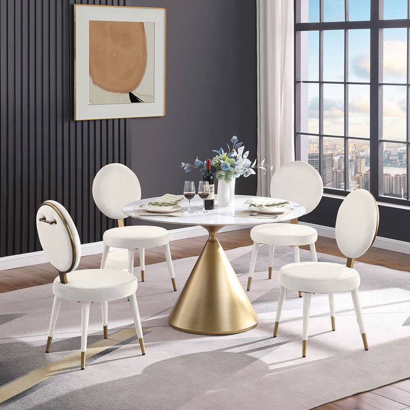 Morden Fort 5 Piece Modern Luxury Dining Table Set
