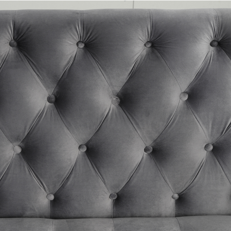 Living Room Couches Fabric Dutch Velvet Sofa