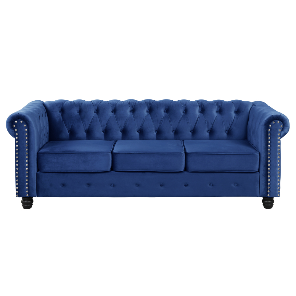Chesterfield Furniture Sets 3 Pieces - Blue
