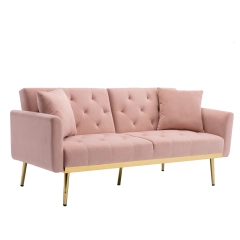 Velvet Futon Sofa Bed