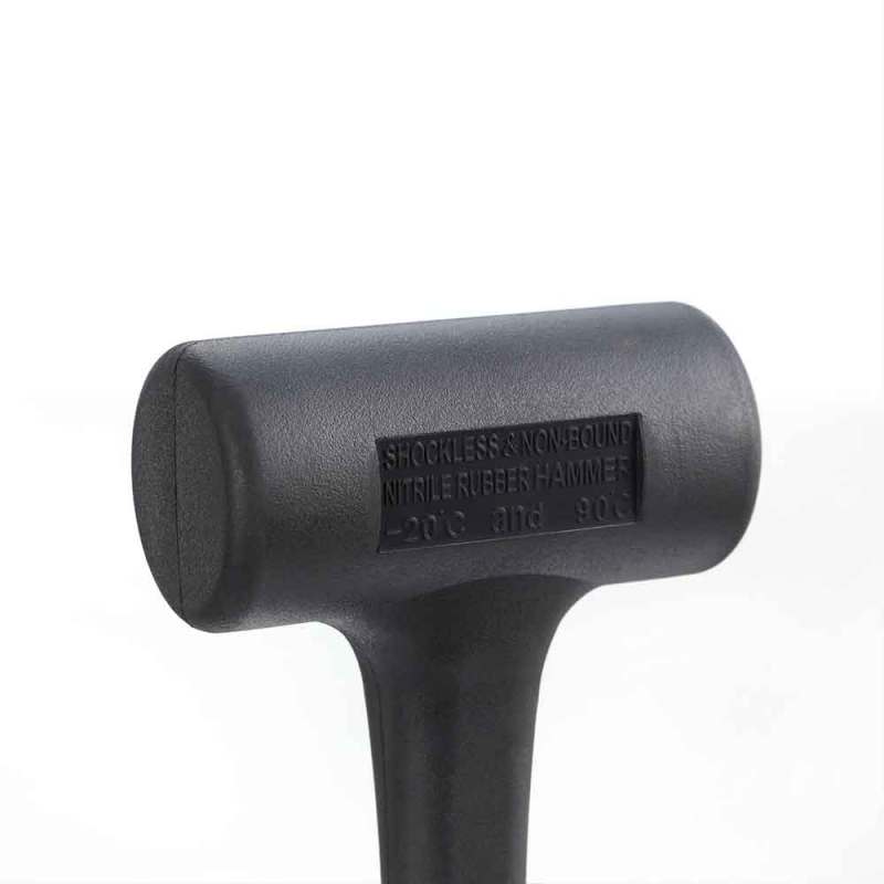 Rubber Dead Blow Hammer, Professional Mallet Tool Black