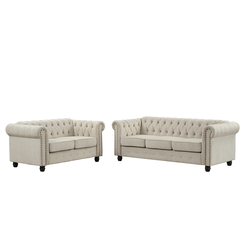 3 Pieces Chesterfield Furniture Sets