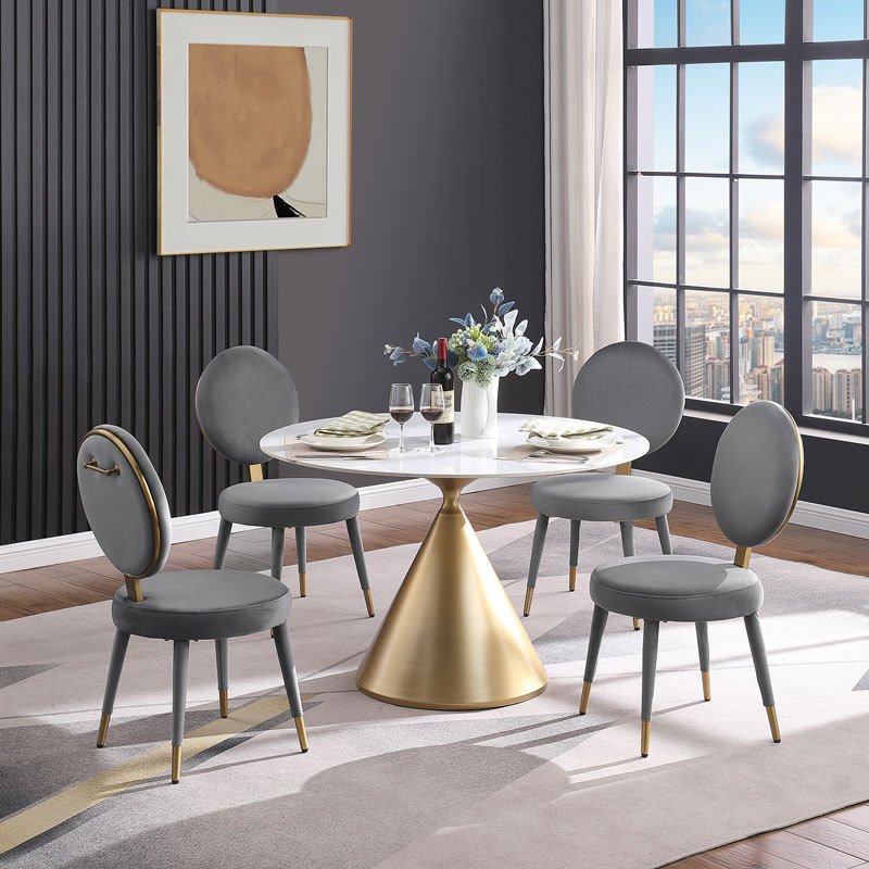 Morden Fort 5 Piece Modern Luxury Dining Table Set