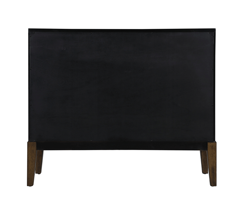 Accent Chest and Cabinet Sideboard with Framed Mirror Doors, Adjustable Shelves  Entryway Serving Wine Storage，34 Inch