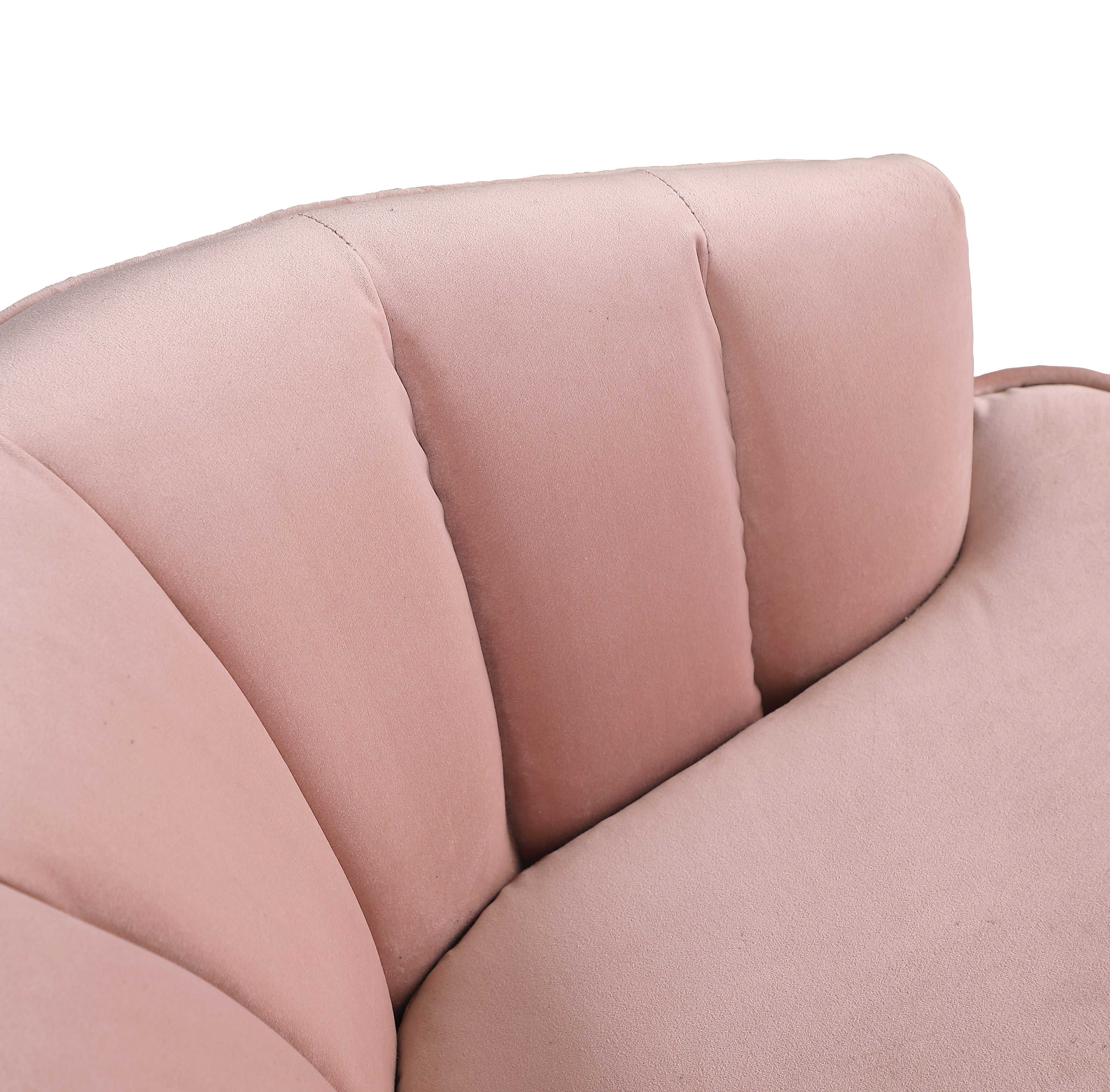 Accent Armchair Velvet Barrel Chair
