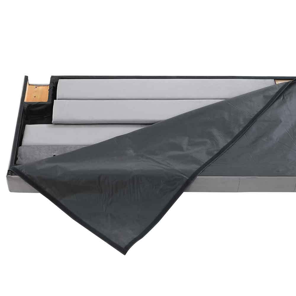 Velvet Bed Frame Box Spring Needed -Queen