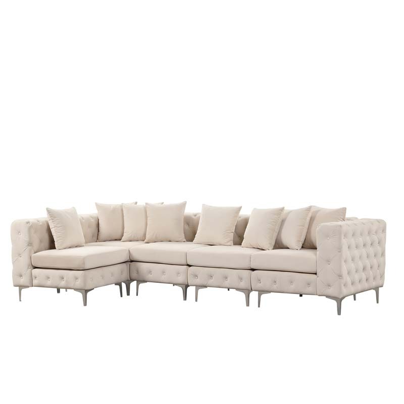 Modular Sectional Sofa L Shape Sofa with Reversible Chaise