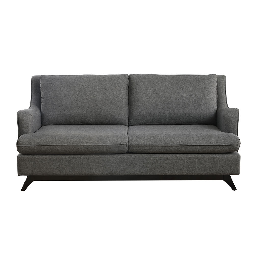 Dusty Grey Linen two-seater sofa