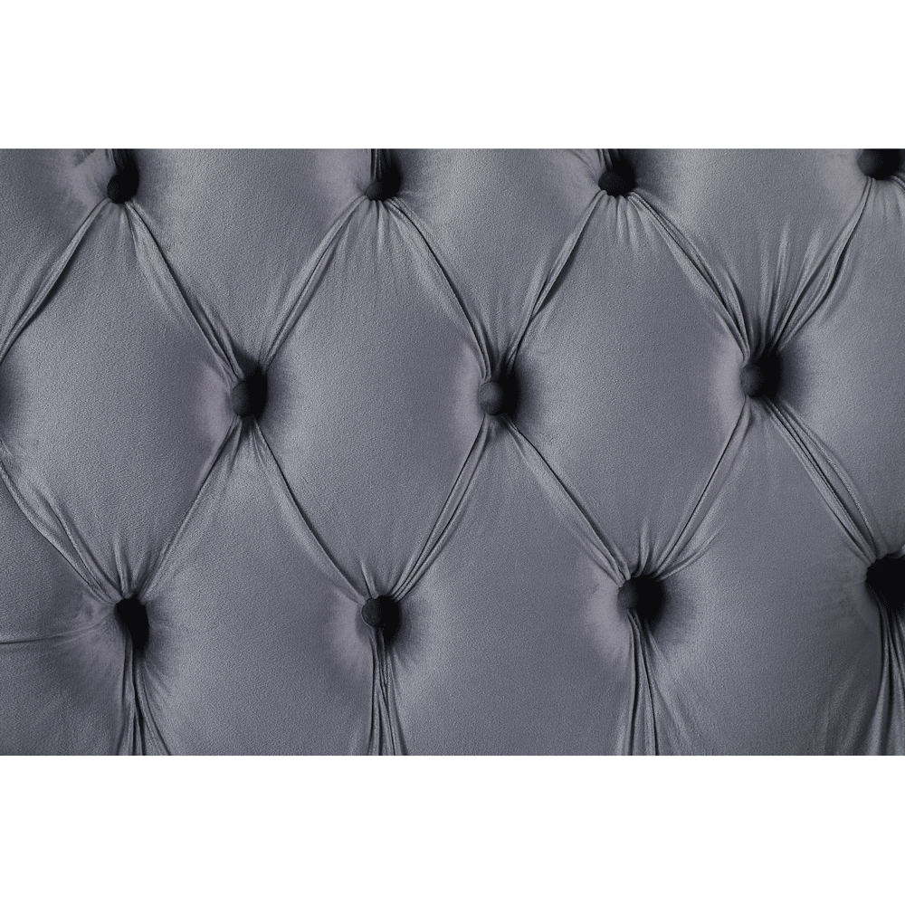 Luxury Classic America Chesterfield Tufted Camel Back in Gray