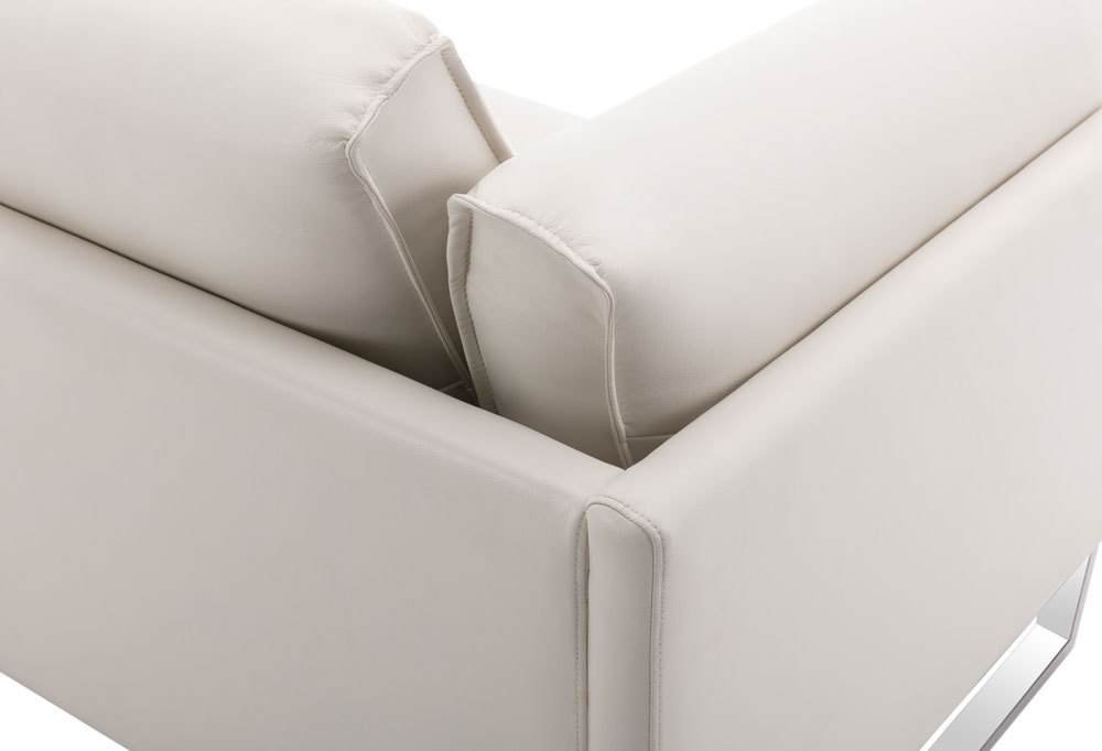 Leather Three Piece Sofa & Matching Footrest