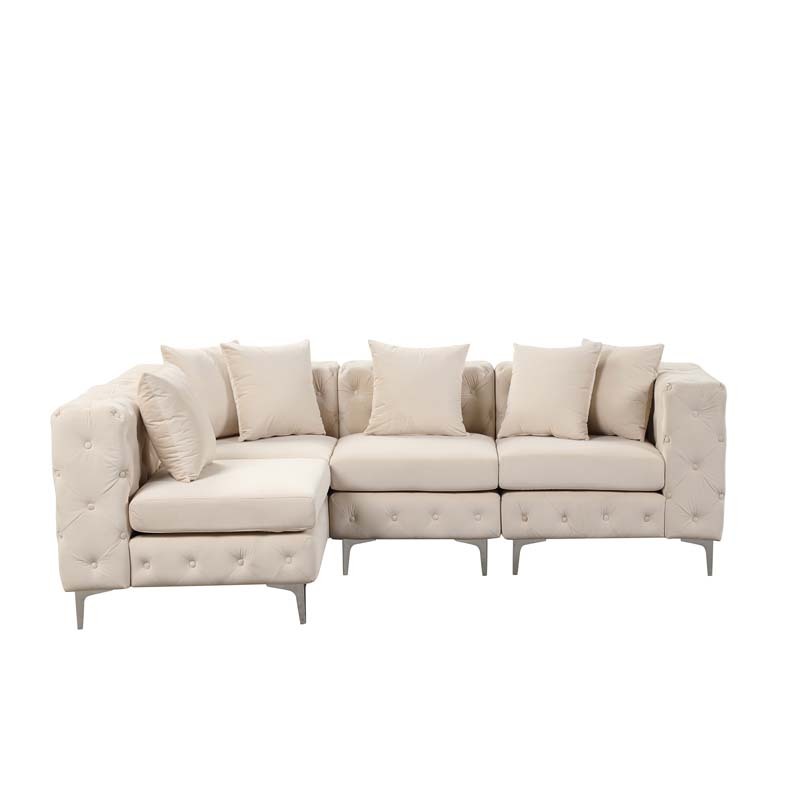 Modular Sectional Sofa L Shape Sofa with Reversible Chaise