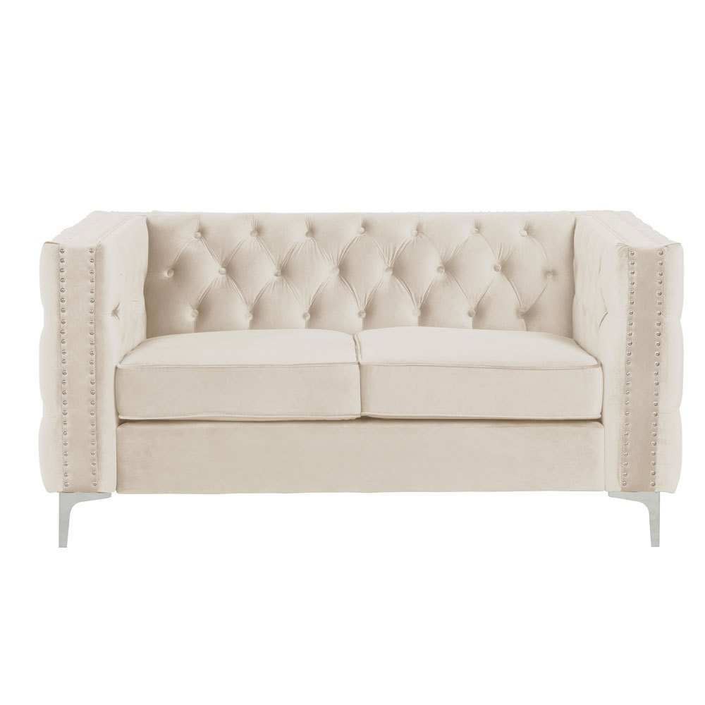Couches for Living Room 3 Pieces Velvet