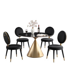 Morden Fort 5 Piece Modern Luxury Dining Table Set