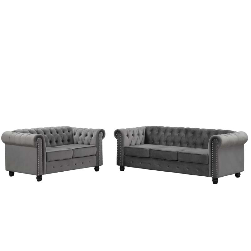 3 Pieces Chesterfield Furniture Sets
