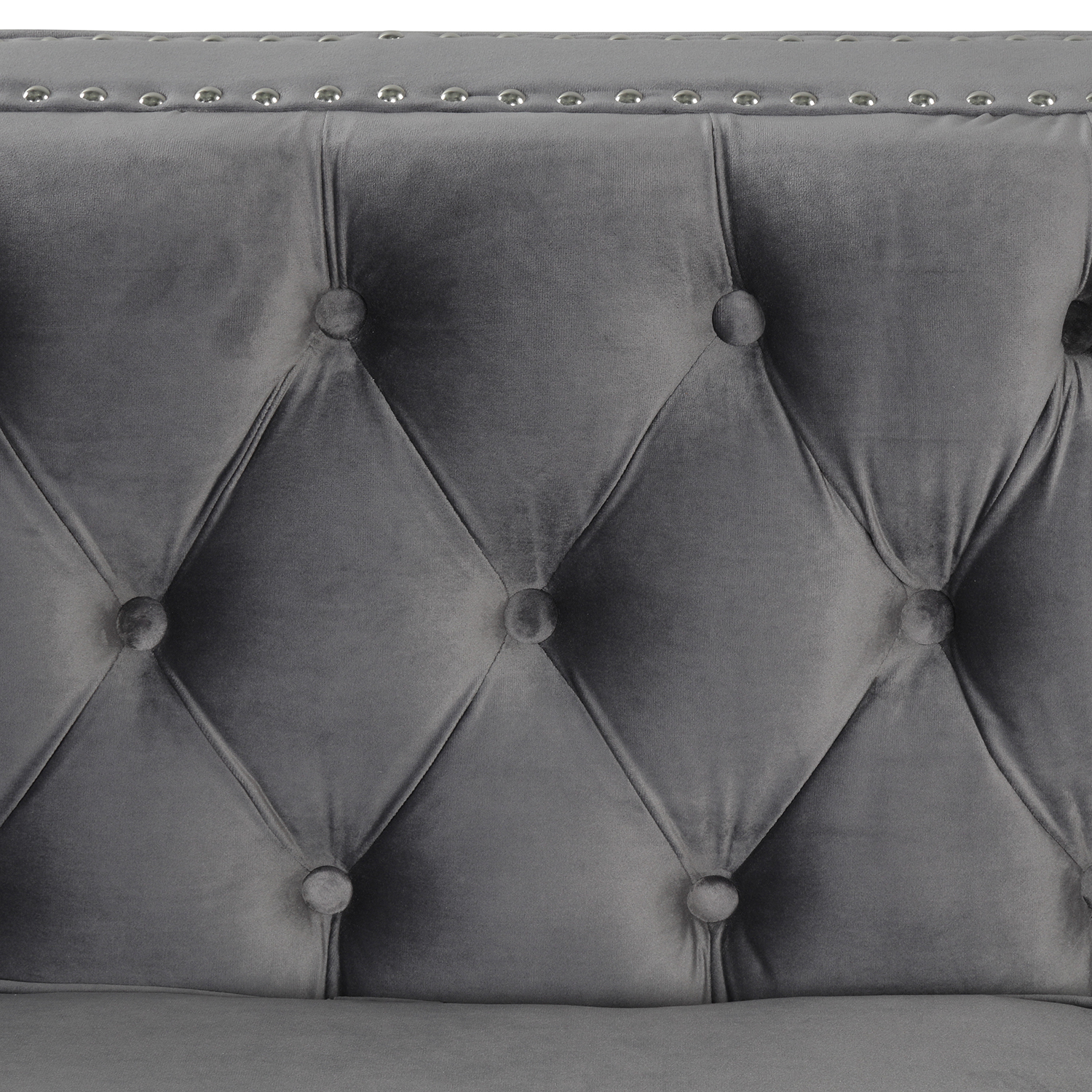 Couches for Living Room 3 Pieces Velvet