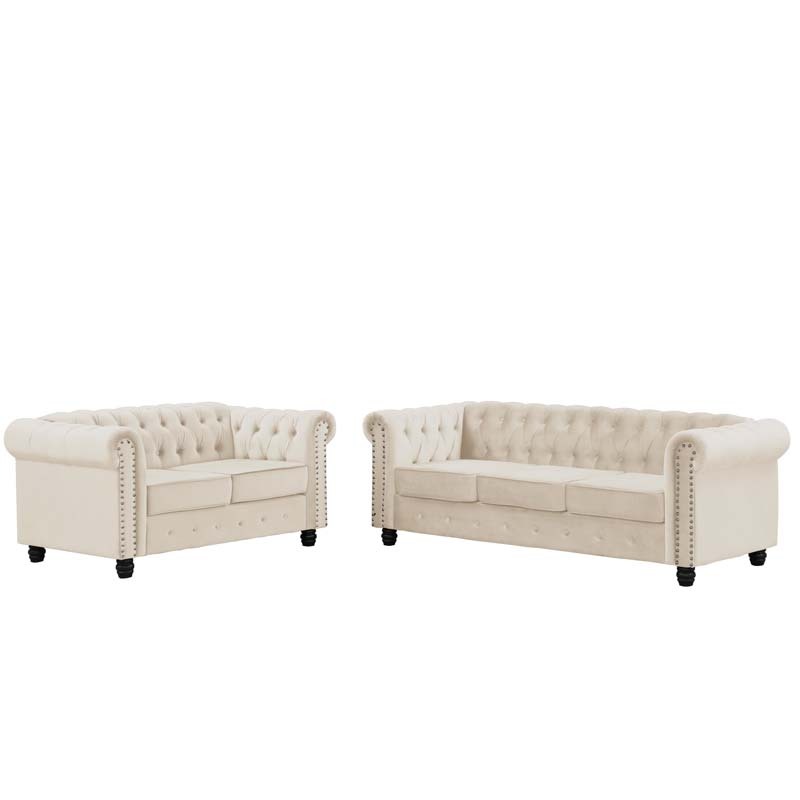 3 Pieces Chesterfield Furniture Sets