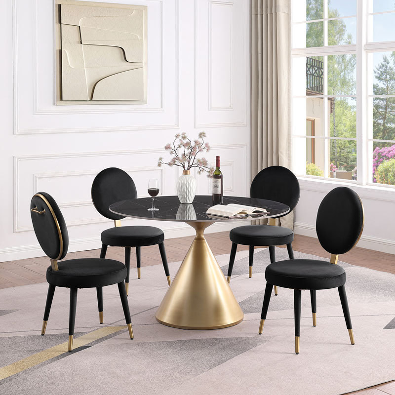 Morden Fort 5 Piece Modern Luxury Dining Table Set