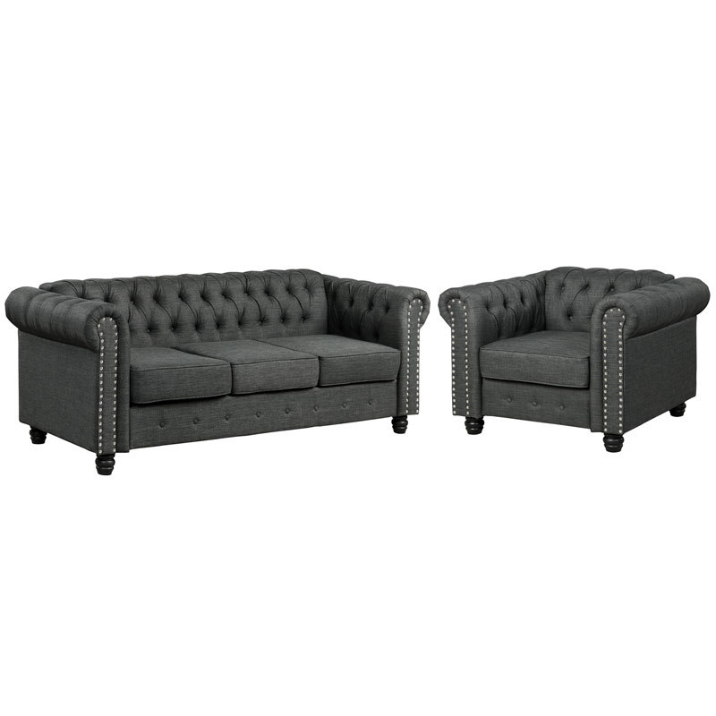 3 Pieces Chesterfield Furniture Sets
