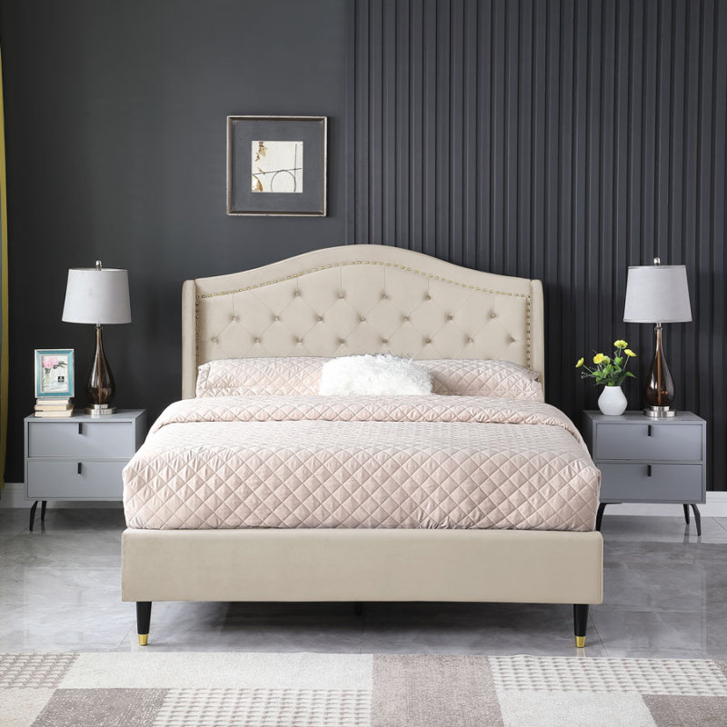 Upholstered Platform Bed Frame