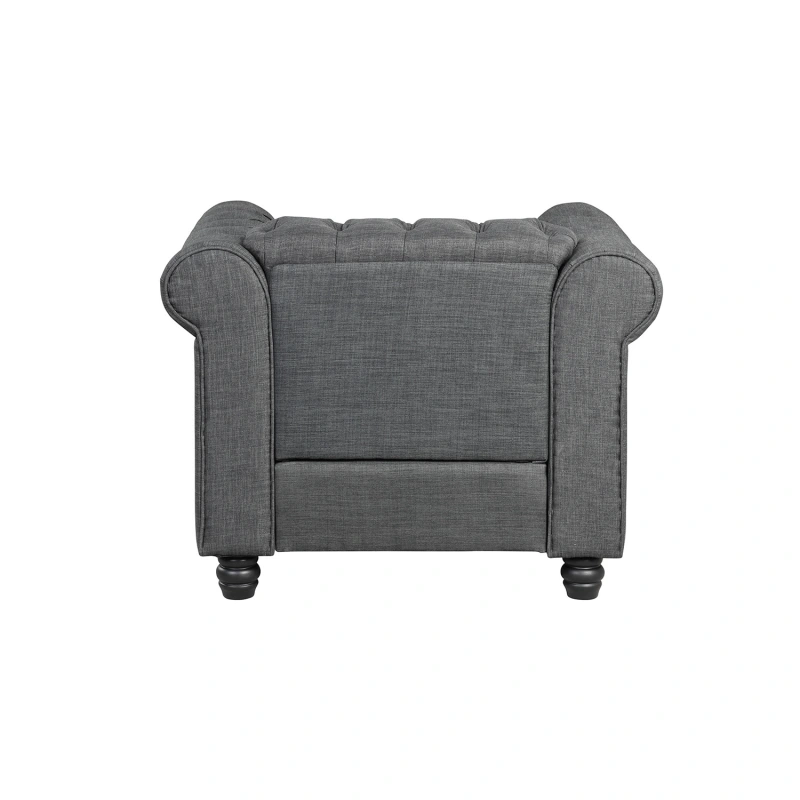 Chesterfield Furniture Sets 2 Pieces - Grey