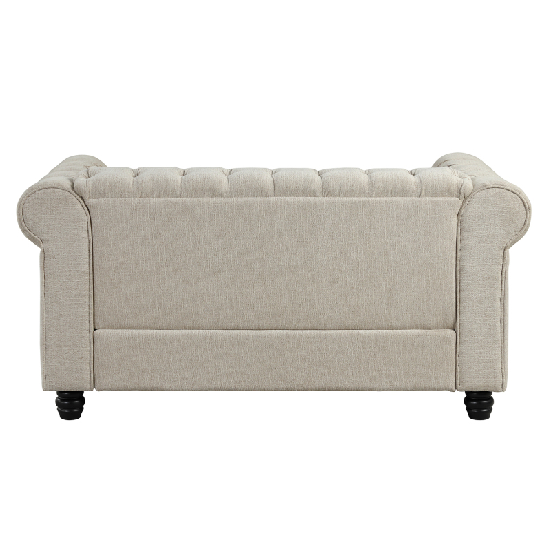 Chesterfield Furniture Sets - Fabric, Beige