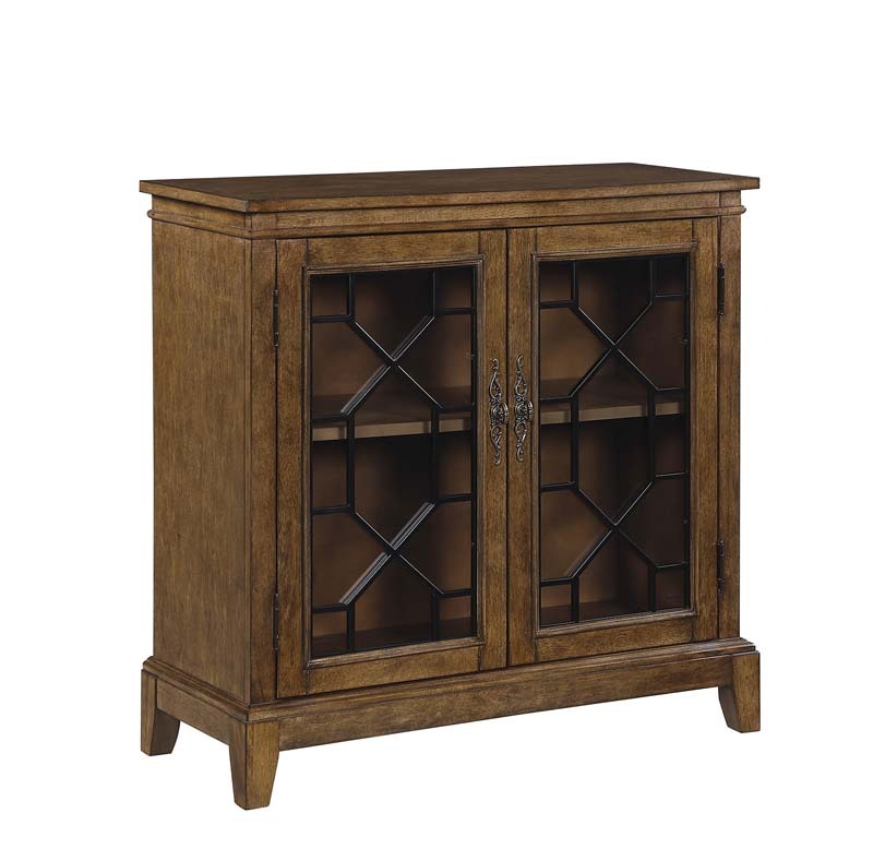 Sideboard & Buffets Cabinet with Iron Framed Glass Doors, Adjustable Shelves Accent Display Storage Distressed Console Cabinet for Entryway Living Room Bedroom Kitchen(Black)